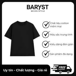 Áo Phông Trơn Nam Nữ - Mẫu Basic Dễ Phối Đồ, Vải Mềm Mịn