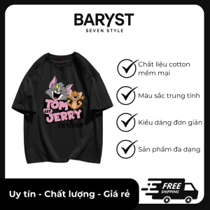 Áo T-Shirt Cartoon Tom & Jerry – Cực Cute, Cực Phong Cách