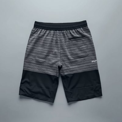 Quần short tập gym nam 2 lớp có túi thiết kế hai lớp