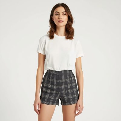 Quần short nữ cho người thấp dáng ống đứng